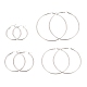 304 Stainless Steel Hoop Earrings for Women(EJEW-X0015-02P-02)-1