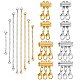 8 Strands 8 Style 304 Stainless Steel Chain Extender(DIY-SZ0004-40)-1