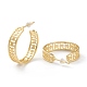 Brass Half Hoop Earrings(EJEW-A056-24G)-2