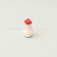 Resin Mini Model, Micro Landscape Dollhouse Accessories, Pretending Prop Decorations, Vase, Light Coral, 33x22mm(PW-WG83D4A-01)