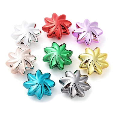 Random Color Flower Acrylic Beads