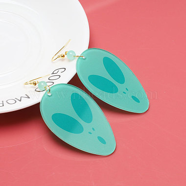 Acrylic Dangle Earrings(FS-WGC2B37-01)-2