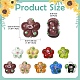 15St&uuml;ck handgefertigte Lampwork-Perlen(LAMP-YW0001-66A)-3