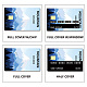 Autocollants de carte imperméables en plastique PVC(DIY-WH0432-003)-4