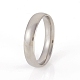 201 Stainless Steel Plain Band Rings(RJEW-G107-4mm-6-P)-1