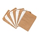 100шт 2 цвета белые и коричневые пакеты из крафт-бумаги(CARB-LS0001-04)-3