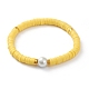 Handmade Polymer Clay Heishi Beads Stretch Bracelets(BJEW-JB05759-02)-1