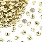 Preciosa&reg MAXIMA Crystal Round Stones, Czech Crystal, Dura Foiling, Round(431 11 615 Chaton), 80100 Jonquil, SS24(5.25~5.45mm)(X-PRC-RBSS24-80100)
