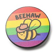 Alloy Brooch Pin, Bees, 30x2mm(JEWB-R019-03A)