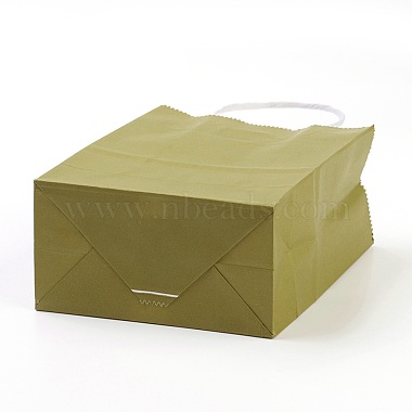 Pure Color Kraft Paper Bags(AJEW-G020-A-06)-3