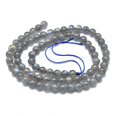 Natural Labradorite Beads Strands(G-O186-E01-4mm)-2