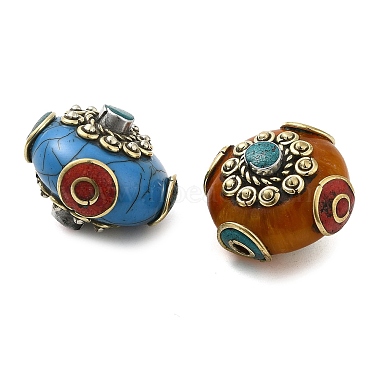 Handgemachte tibetischen Stil Perlen(TIBEB-G014-03)-2
