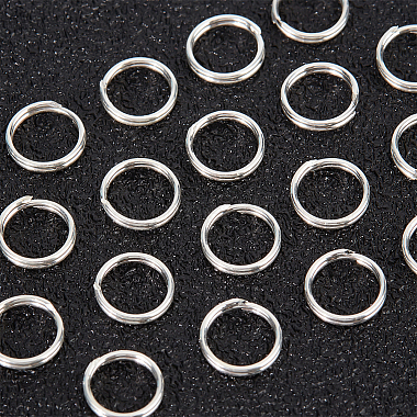 beebeecraft 20pcs 925 anneaux ouverts à double boucle en argent sterling(STER-BBC0002-11B-S)-4