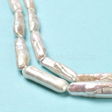 Brins de perles de keshi naturelles(PEAR-J007-23)-4