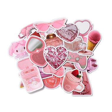Pink Paper Stickers