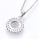 304 Stainless Steel Initial Pendant Necklaces(NJEW-H486-30P-C)-2