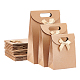 24Pcs 3 Styles Rectangle Kraft Paper Magic Tape Die Cut Gift Bags(CARB-NB0001-11)-1