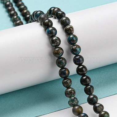 chrysocolla naturelles brins de perles(G-A219-A04-01)-4