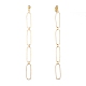Brass Dangle Stud Earrings(X-EJEW-JE03837)-2