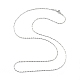 Collares de cadena de coreana de 304 acero inoxidable(NJEW-I248-20P)-1