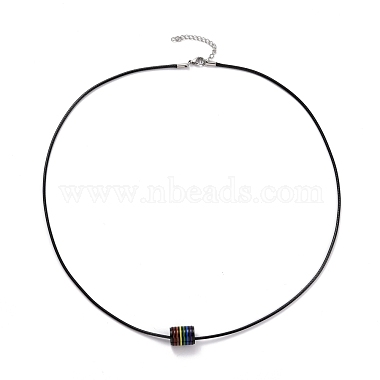 Pride Style 201 Stainless Steel Pendant Necklaces(NJEW-F288-08EB)-2