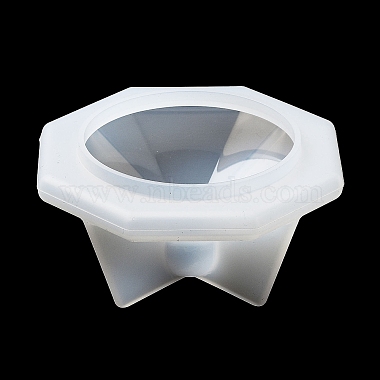 Faceted Octagon DIY Silicone Candle Cup Molds(DIY-P078-07)-7