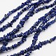 Croustilles lapis lazuli naturel perles de brins(X-G-N0164-46)-1