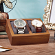 Présentoirs de montres à double bracelets en bois rectangle(ODIS-WH0030-39)-4