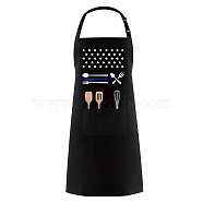 Polyester Apron, Daily Supplies, Rectangle, Star Pattern, 770x590mm(AJEW-WH0221-024)