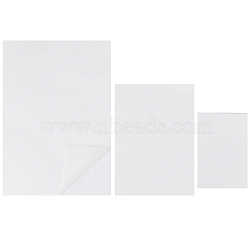 15 Sheets 3 Style Stick and Stitch Embroidery, Non-woven Water Soluble Fabric, Wash Away Embroidery Stabilizer, White, 15~21
.1x9.7~15.3x0.02~0.04cm, 5 sheets/style(DIY-CP0010-55)