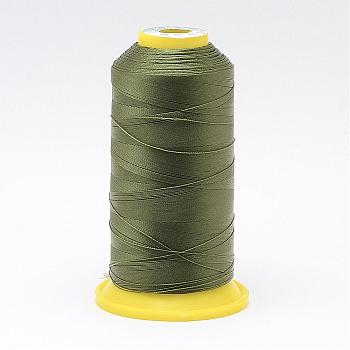 Nylon Sewing Thread, Olive Drab, 0.4mm, about 400m/roll