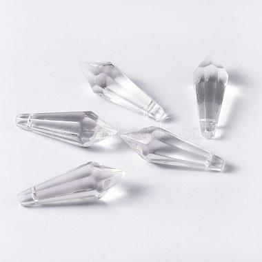 Faceted Glass Pendants(X-GD14x37mmC01)-4