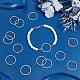 50Pcs Tibetan Style Alloy Linking Rings(FIND-UN0002-01AS)-2