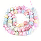 Anti-Tarnish Electroplate Glass Beads Strands(GLAA-T025-8mm-14A)-2