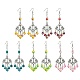 Alloy Flower Chandelier Earrings(EJEW-JE05465)-1