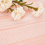 Polyester Mesh Fabric, Clothing Accessories, Polka Dot Pattern, White, 1000x1720x0.1mm(DIY-WH20062-158B)