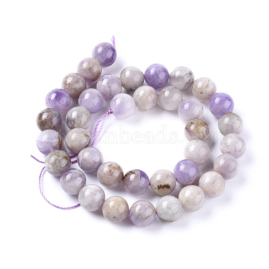 Natural Amethyst Beads Strands(G-L555-01-4mm)-3
