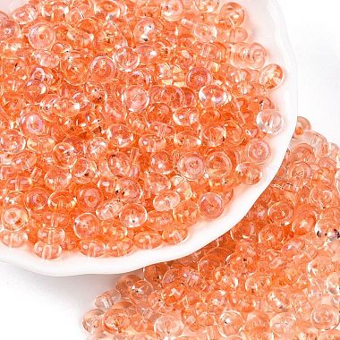 Spray Painted Transparent Glass Seed Beads(SEED-T007-05D)-3