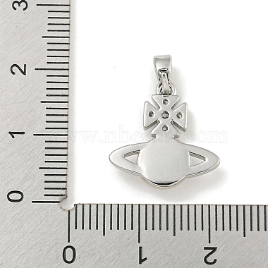 pendentif en laiton avec zircone cubique transparente et coquillage(KK-Q820-20P)-3