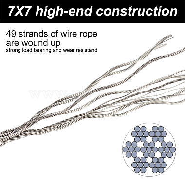 BENECREAT 4Roll 304 Stainless Steel Wire(TWIR-BC0001-38)-3