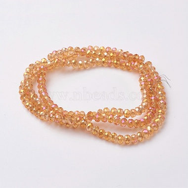 Electroplate Glass Beads Strands(EGLA-F124-FR-B02)-2