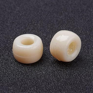 Opaque Acrylic European Beads(PL338-70)-3