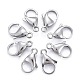 304 Stainless Steel Lobster Claw Clasps(STAS-AB15)-1