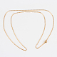 304 Edelstahl-Kabelkette bildende Halskette(STAS-P045-09G)-2