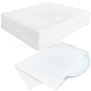 CRASPIRE 50Pcs Rectangle EPE Foam Pouches, Cushioning Foam Padding For Packaging Fragile Goods, White, 40x30x0.1cm(PE-CP0001-04)