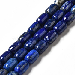 Natural Lapis Lazuli Beads Strands, Column, 9x6mm, Hole: 1~1.2mm, about 20~21pcs/strand, 7.09~7.48 inch(18~19cm)(G-G980-15)
