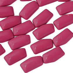 Opaque Acrylic Cabochons, Nuggets, Deep Pink, 27x14.5x5mm, about 300pcs/500g(MACR-S373-136-A10)