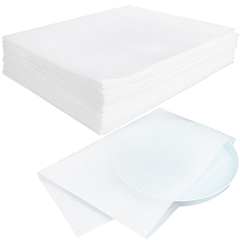 CRASPIRE 50Pcs Rectangle EPE Foam Pouches, Cushioning Foam Padding For Packaging Fragile Goods, White, 40x30x0.1cm