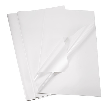 20Pcs Waterproof Gift Wrapping Paper, Square, White, 560x560mm