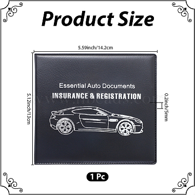 PU Leather Motor Vehicle Driver's License Protective Cover(AJEW-WH20098-134A)-2